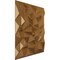 Ekena Millwork 19 5/8in. W x 19 5/8in. H Leto EnduraWall Decorative 3D Wall Panel Covers 2.67 Sq. Ft. WP20X20LTDVG - alternate 3